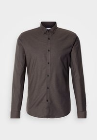 OXFORD SUPERFLEX  L/S - Chemise - dak brown mix