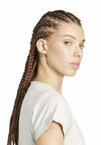 adidas Performance ESSENTIALS LINEAR - T-shirt basic - alumina white