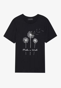 Print T-shirt - black