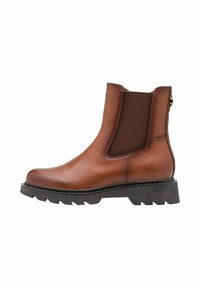 Tamaris Botines con plataforma - cognac