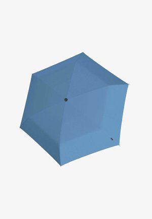 ULTRA LIGHT DUOMATIC - Umbrella - blue with black coating