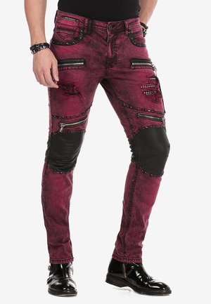 Jeans Skinny Fit - burgundy