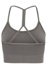 Hummel HMLTIFFY SEAMLESS - Sport-bh met light support - charcoal grey