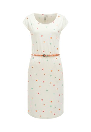 Ragwear SOMMERKLEID LILITHE HEARTS YOUMODO - Hverdagskjole - ivory