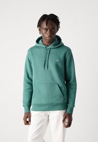 GANT REG SHIELD - Felpa con cappuccio - green