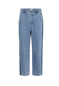 MAUDESZ - Straight leg jeans - medium blue denim