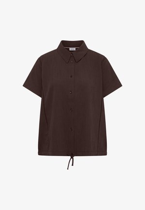 Cecil, DROPPED SHOULDER HEMDBLUSE IN UNIFARBE - Chemisier - brown cacao