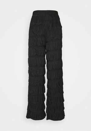 PCPOLLY SMOCK PANTS TALL - Kalhoty - black