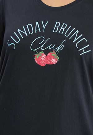 Yours Clothing NIGHTDRESSES & CHEMISES - Nattrøjer / negligé - navy