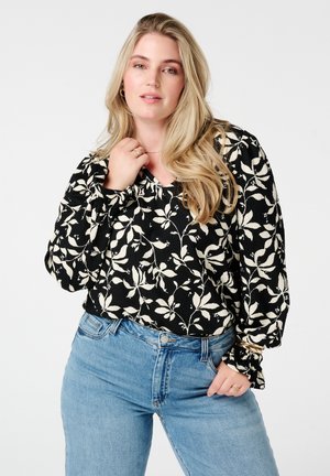 Blouse - multi black/white