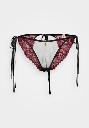 OTTA TIE SIDE - Briefs - black/red