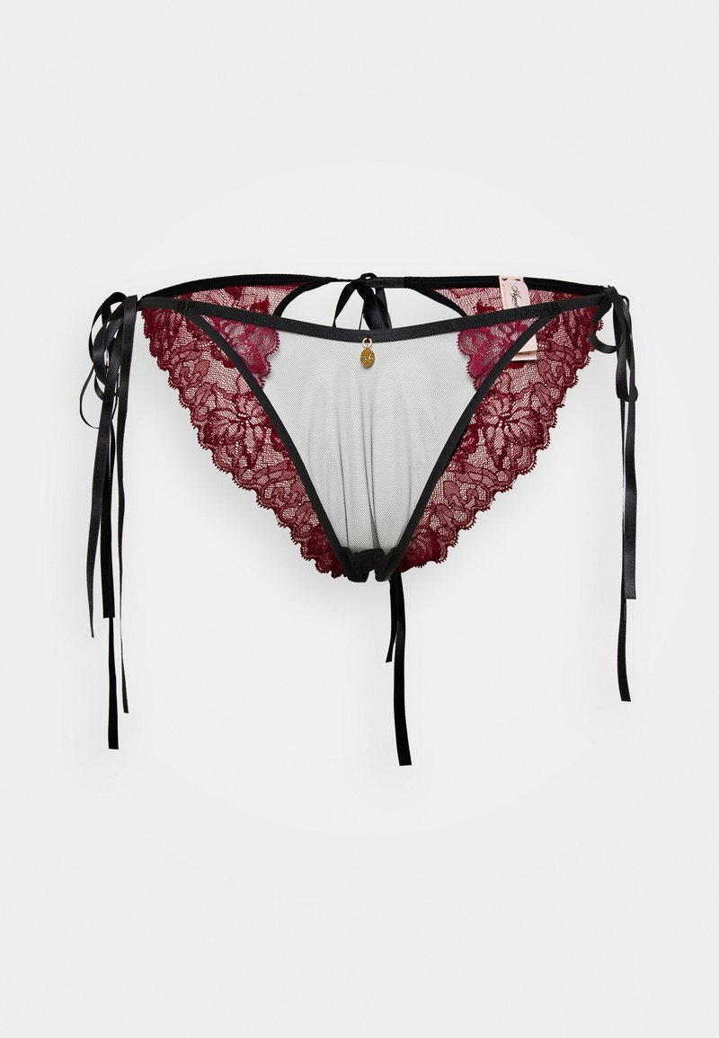 Agent Provocateur OTTA TIE SIDE - Σλιπ - black/red