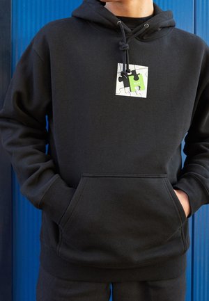 Felpa con cappuccio - black