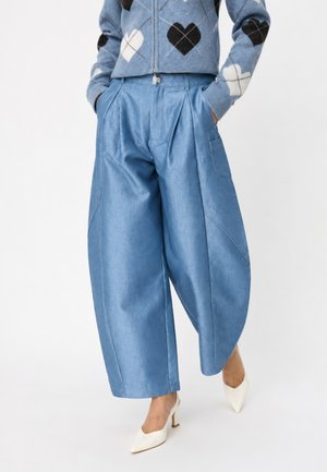 Cras, BARREL PANTS - Карго панталони - dark blue