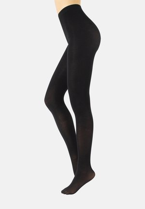COTTON 100 DEN - Tights - black