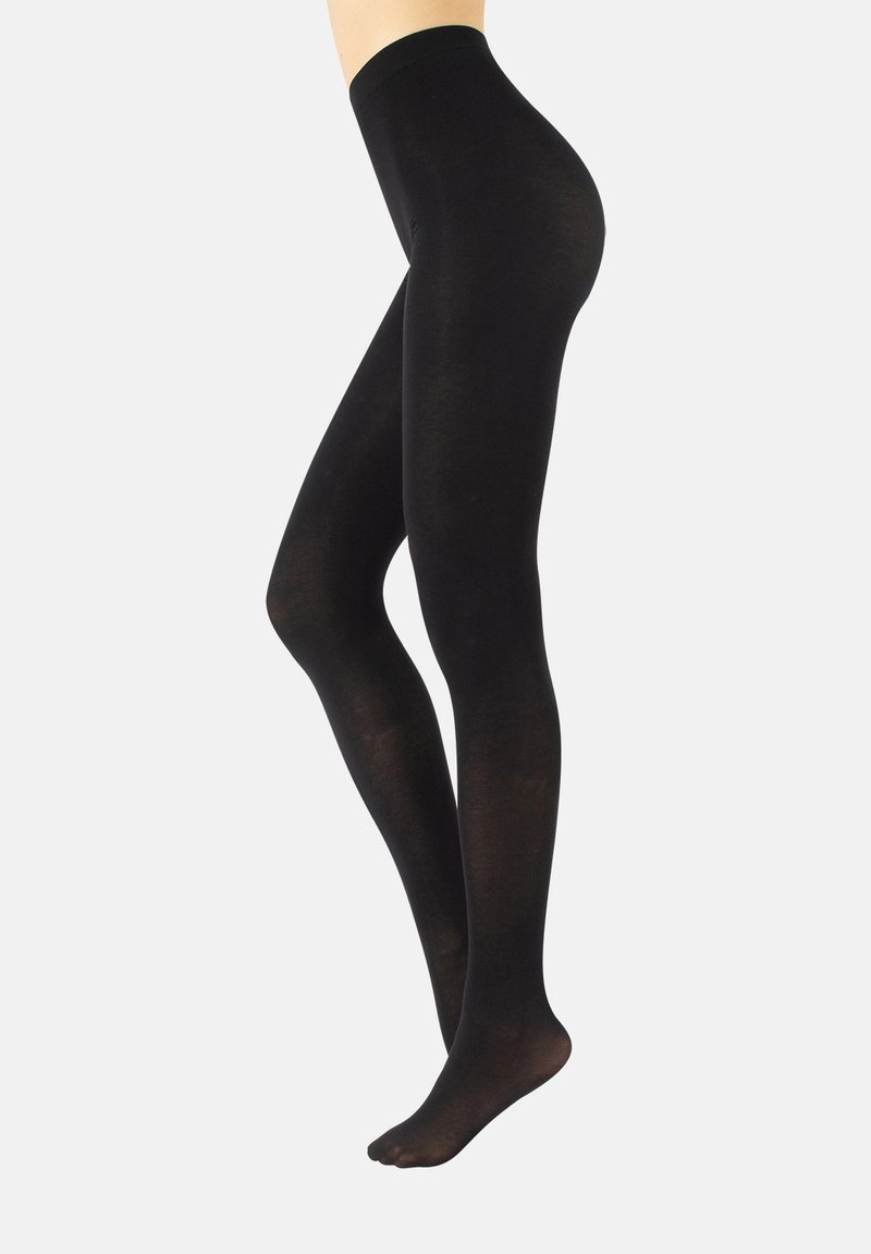 Calzitaly COTTON 100 DEN - Collant - black