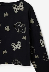 Desigual SEQUINED MINNIE MOUSE - Langarmshirt - black