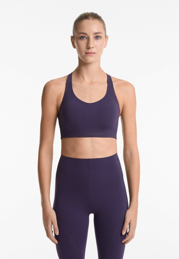 FIRM-SUPPORT COMPRESSIVE REFLECTIVE - Sport-BH mit starker Stützkraft - lilac