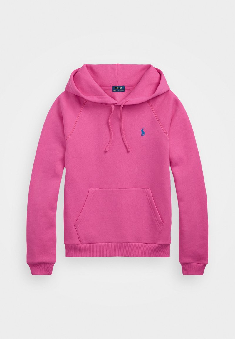 Polo Ralph Lauren SHRUNKEN FIT FLEECE HOODIE - Sportinis megztinis - desert pink