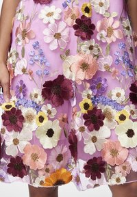 YAS YASFLOWERING DRESS SHOW - Kokteiļkleita/ballīšu kleita - pink