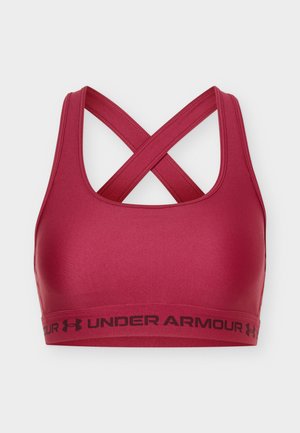 Under Armour, CROSSBACK MID BRA - Športová podprsenka so strednou podporou - claret/ox blood