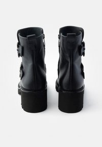 Paul Green Bottines de cowboy / motard - schwarz