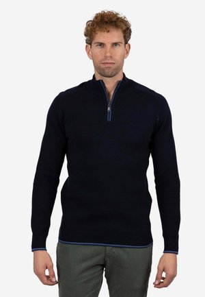 MEDIA HORIZONTAL CON REFUERZO EN HOMBROS - Jersey de punto - marino