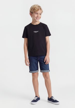 Jack & Jones Junior JJESOHO TEE CREW NECK  - Tricou cu imprimeu - black