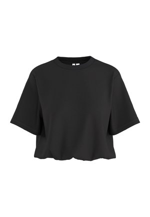 HYPEDROP, Cropped HDINA SS BALLOON - T-shirts basic - black