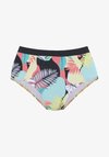 PANTS HIGHWAIST - Bikini-Hose - turquoise/yellow