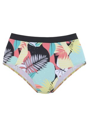 PANTS HIGHWAIST - Bas de bikini - turquoise/yellow