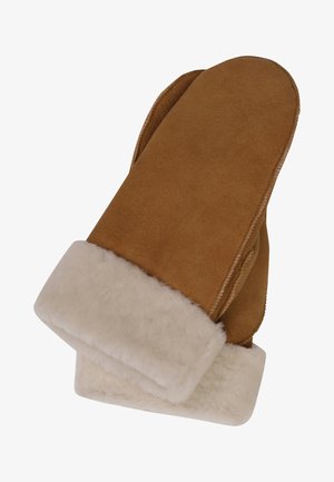 CASH-MERE Fingerhandschuh - hazelnut