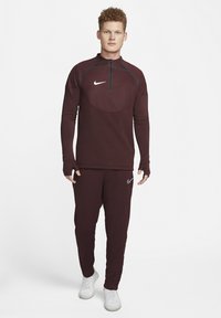 Nike Performance STRIKE WINTERIZED DRIL  - Longsleeve - burgundy crush/reflective silv