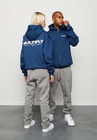 Multiply Apparel Tröja med dragkedja - dark denim