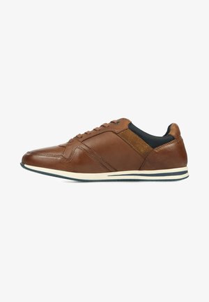 AIMABLI - Sneakers basse - cognac/marine