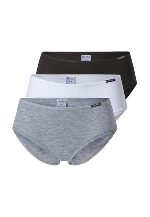 HIPSTER 3 PACK MODERN-COLLECTION - Slip - schwarz/grau/weiss