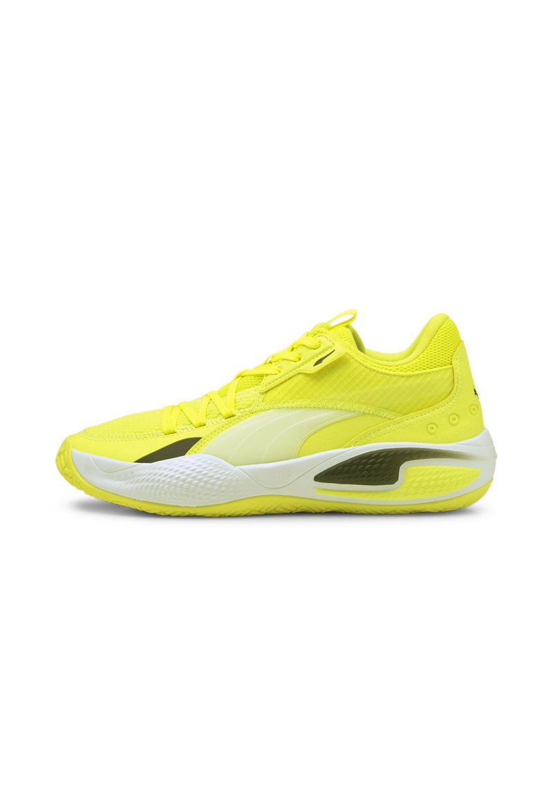 Damen Laufschuhe | Puma COURT RIDER I Basketballschuh yellow glow / white/gelb - WO04326 Damen Laufschuhe | Puma COURT RIDER I Basketballschuh yellow glow / white/gelb - WO04326