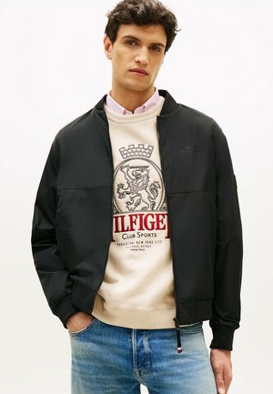 WATER RESISTANT TONAL LOGO  - Blouson Bomber - black