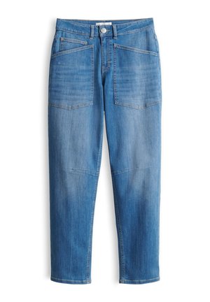 OPUS PANTS, MID RISE - Jeans a sigaretta - mid blue