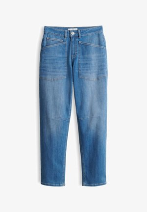 OPUS PANTS, MID RISE - Straight leg jeans - mid blue