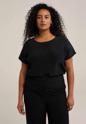 WE Fashion CURVE - T-shirt basic - black