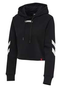 Hummel HmlLEGACY Felpa Unisex In Cotone Spazzolato – Morbida Con Polsini – Stile Classico Con Chevron - 2