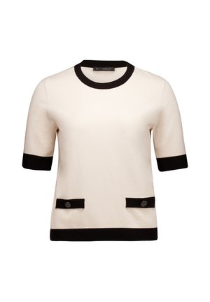 Betty Barclay, BETTY BARCLAY MIT TASCHEN STRICKPULLOVER - T-shirt imprimé - patch beige black