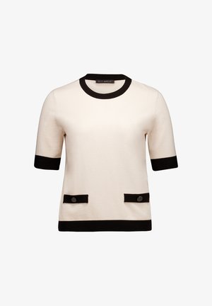 Betty Barclay, BETTY BARCLAY MIT TASCHEN STRICKPULLOVER - T-shirt imprimé - patch beige black
