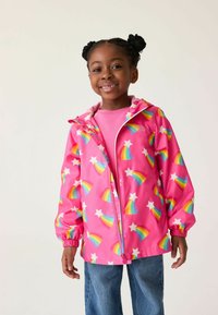 Little Bird REGULAR FIT - RAINBOW SHOWER RESISTANT - Vodotesná bunda - pink