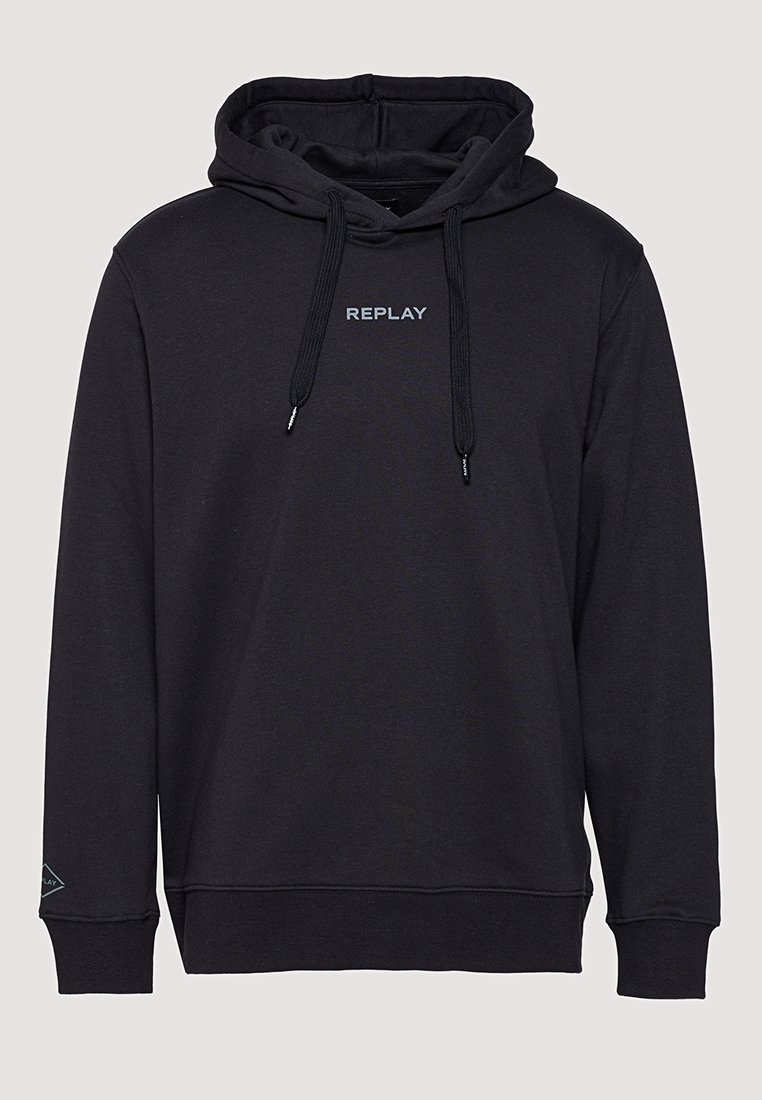 Replay Plus Hoodie zwart