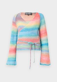 WRAP CARDIGAN - Chaqueta de punto - candy rainbow