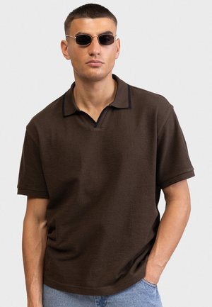 RRCAMDEN - Bluză polo - turkish coffee