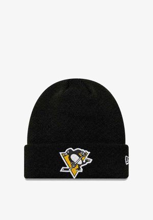 New Era, PITTSBURGH PENGUINS NEW ERA NHL CUFF KNIT BEANIE SCHWARZ UNISEX - Mütze - schwarz