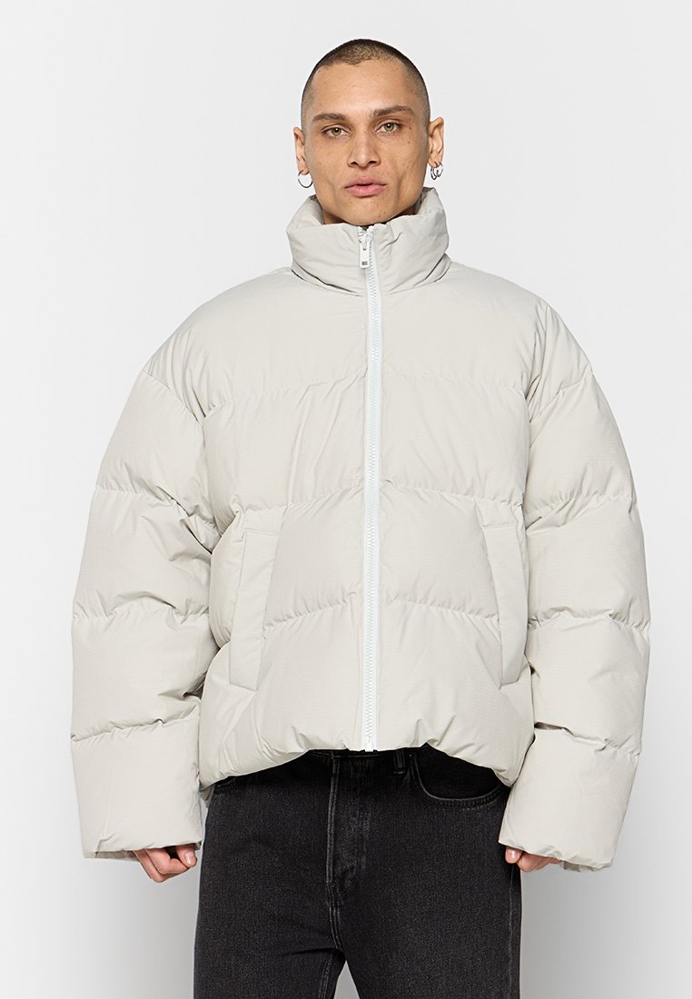 Diesel Gewatteerde jas lichtblauw